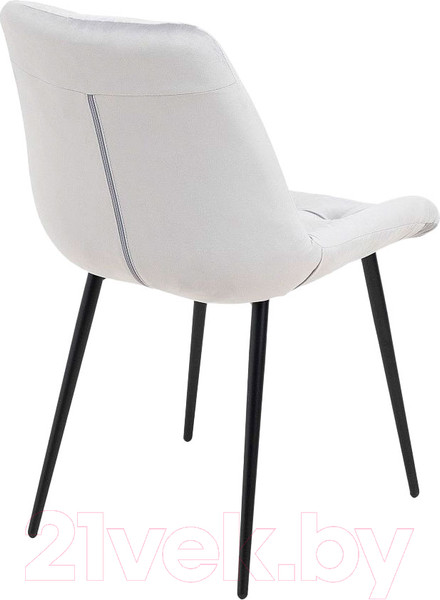 Изображение товара Стул Алвест AV 435 (светло-серый бархат/черный)