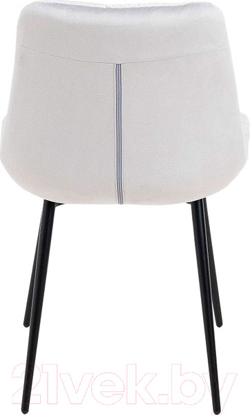 Изображение товара Стул Алвест AV 435 (светло-серый бархат/черный)
