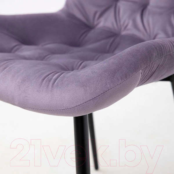 Изображение товара Стул Алвест AV 435 (сливовый бархат/черный)