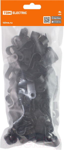 Изображение товара Скоба гвоздевая TDM СКН-16 / SQ0514-0215 (черный, 100 шт)