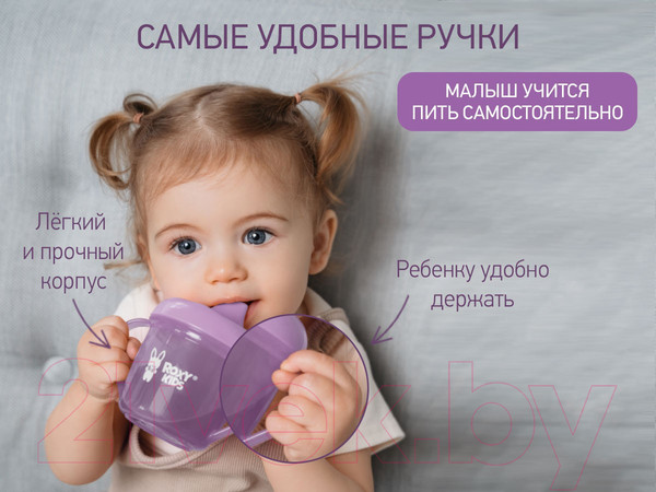 Изображение товара Поильник Roxy-Kids RFD-005-V (лавандовый)