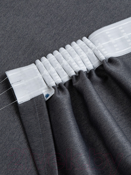 Изображение товара Штора Ника Зварико 888250 200x250 (графит, темно-серый 13)