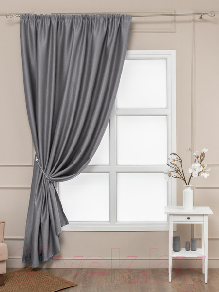 Изображение товара Штора Ника Зварико 888270 200x270 (серый/бежевый 04)