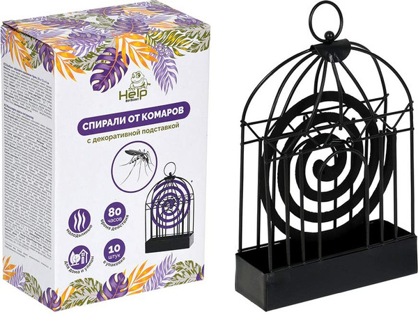 Изображение товара Набор спиралей от насекомых Help 80530
