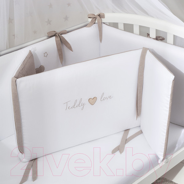 Изображение товара Комплект постельный для малышей Perina Teddy Love / ТЛ6-01.12 (6пр, песочный)