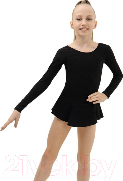 Изображение товара Купальник для художественной гимнастики Grace Dance 2620693 (р-р 32, черный)