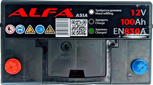 Изображение товара Автомобильный аккумулятор ALFA battery Asia JL 830A (100 А/ч)