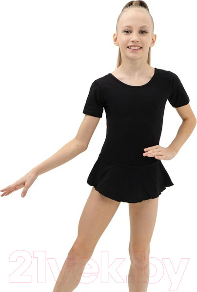 Изображение товара Купальник для художественной гимнастики Grace Dance 4429306 (р-р 28, черный)