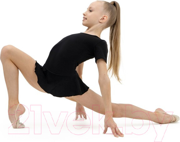 Изображение товара Купальник для художественной гимнастики Grace Dance 4429306 (р-р 28, черный)