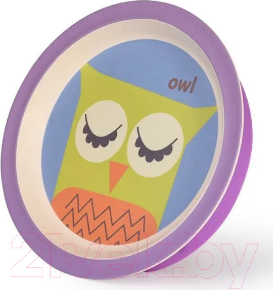 Изображение товара Тарелка для кормления Fissman На присоске Совенок / 9468