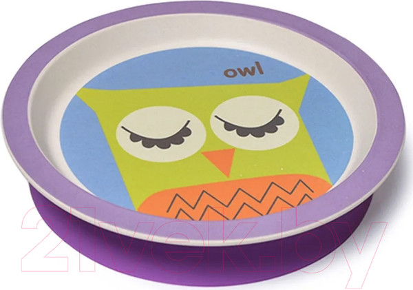 Изображение товара Тарелка для кормления Fissman На присоске Совенок / 9468
