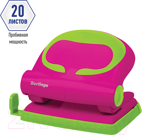 Изображение товара Дырокол Berlingo Fuze / DDp_20003 (розовый)
