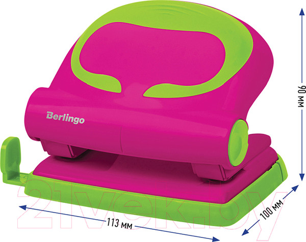 Изображение товара Дырокол Berlingo Fuze / DDp_20003 (розовый)