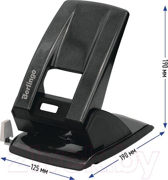 Изображение товара Дырокол Berlingo Power TX / KPh_60178 (черный)