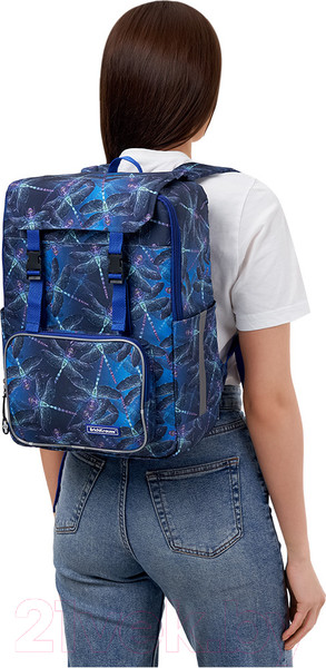 Изображение товара Рюкзак Erich Krause ActiveLine Vintage 18L Neon Dragonflies / 54515