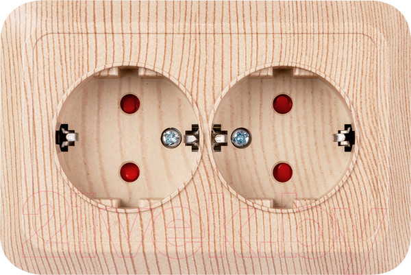 Изображение товара Розетка TDM Ладога SQ1801-0443 (сосна)