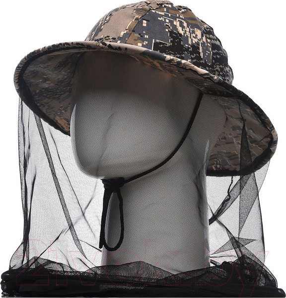 Изображение товара Накомарник для охоты и рыбалки Huntsman Антигнус Лабиринт Смесовая (р-р 58)