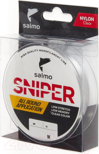 Изображение товара Леска монофильная Salmo Sniper Clear 100/027 / 4012-027