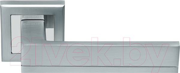 Изображение товара Ручка дверная Rucetti RAP 22-S SC/CP (матовый хром/хром)