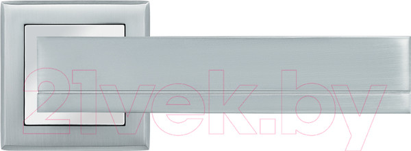 Изображение товара Ручка дверная Rucetti RAP 22-S SC/CP (матовый хром/хром)