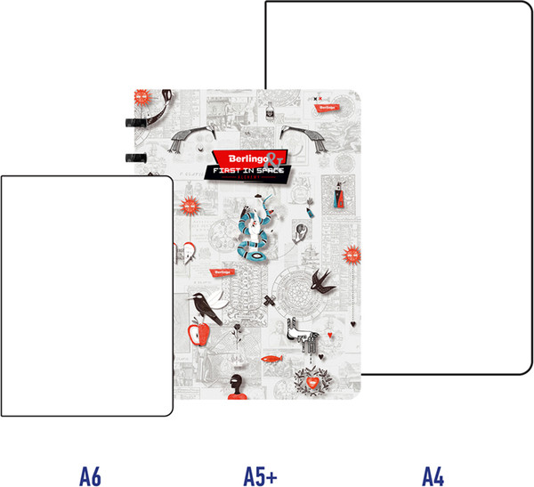 Изображение товара Блокнот Berlingo First In Space A5+ / RNt_A5201 (80л, клетка)