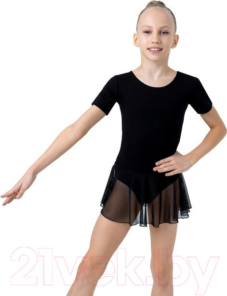 Изображение товара Купальник для художественной гимнастики Grace Dance 2620721 (р-р 34, черный)