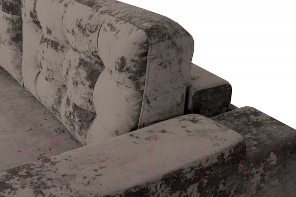 Изображение товара Диван Мебельград Милан-1 Стандарт (тиффани коричневый)