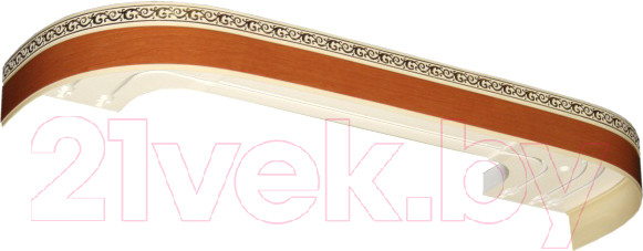 Изображение товара Карниз для штор LEGRAND Галант Neo Флора 2.8 / 48066838 (вишня)