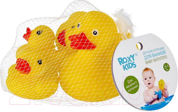 Изображение товара Набор игрушек для ванной Roxy-Kids Уточки / RRT-811