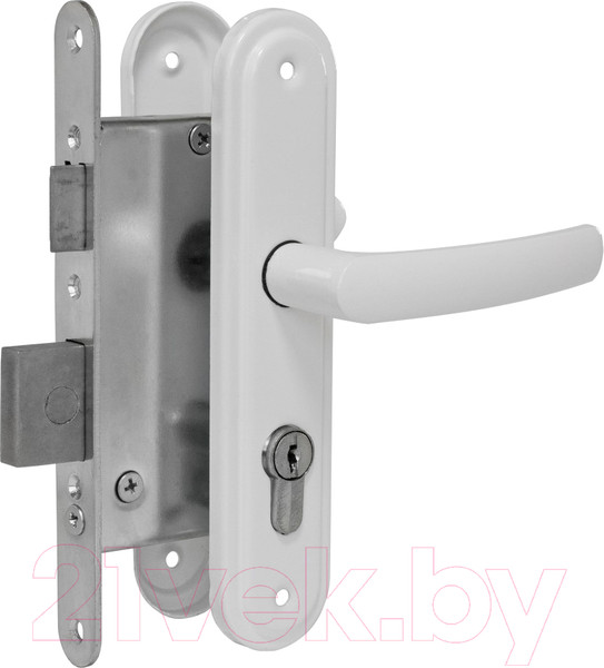 Изображение товара Замок врезной Омега ЗВ4-2.02 (белый)