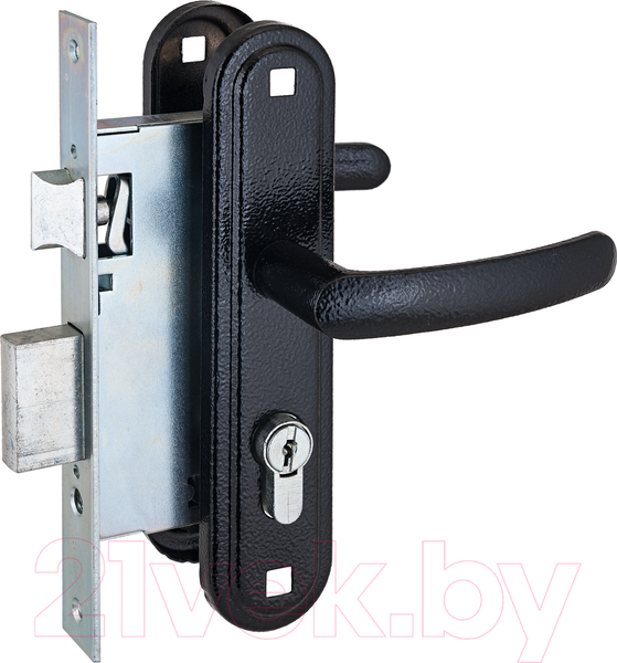 Изображение товара Замок врезной Омега ЗВ7.02 (черный)