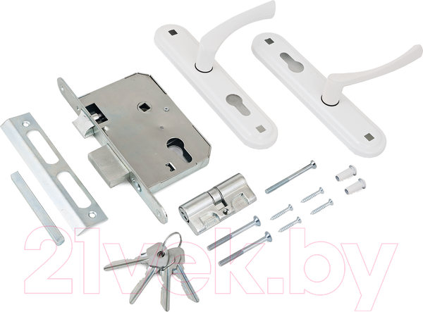 Изображение товара Замок врезной Омега ЗВ7 (белый)