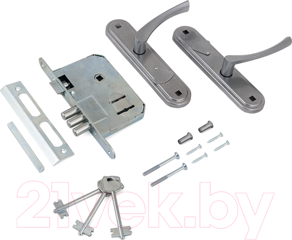 Изображение товара Замок врезной Омега ЗВ9.1-01 (бриллиантовый)