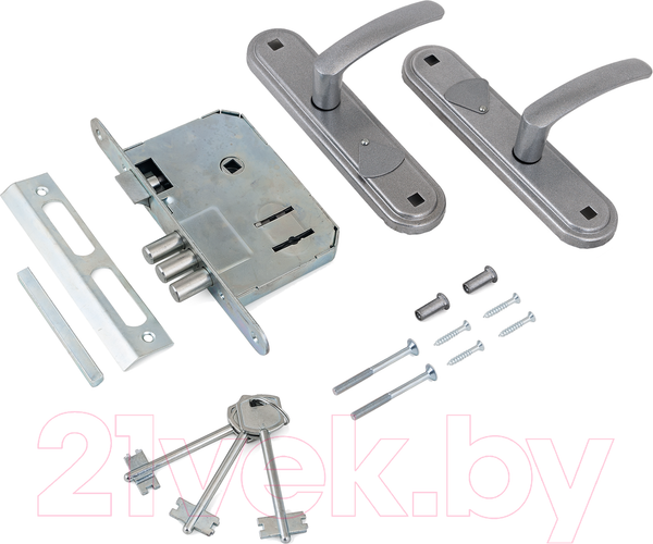 Изображение товара Замок врезной Омега ЗВ9.1-02 (бриллиантовый)