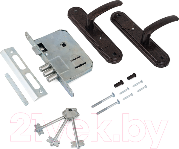 Изображение товара Замок врезной Омега ЗВ9.1-02 (медный)