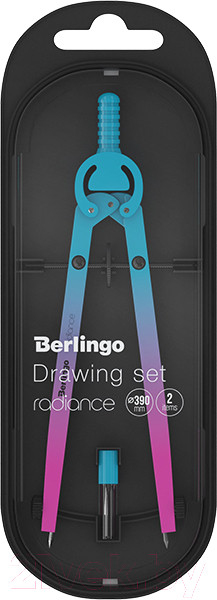 Изображение товара Готовальня Berlingo Radiance / DS_01002c (розовый/голубой градиент)