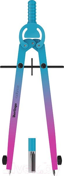 Изображение товара Готовальня Berlingo Radiance / DS_01002c (розовый/голубой градиент)