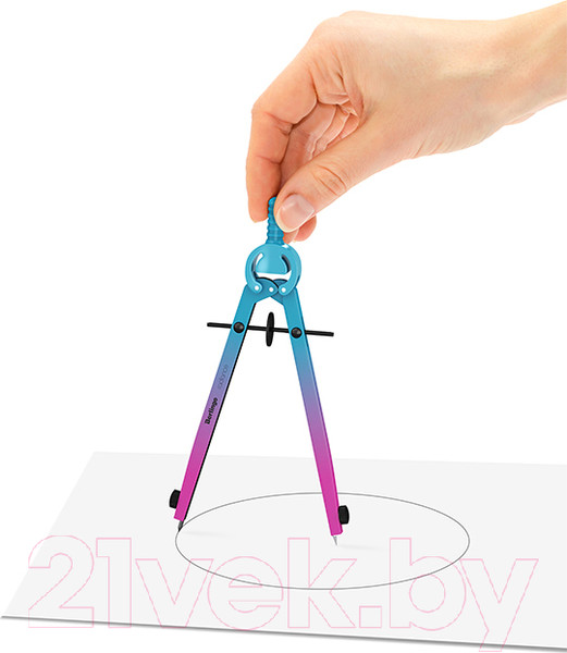 Изображение товара Готовальня Berlingo Radiance / DS_01002c (розовый/голубой градиент)