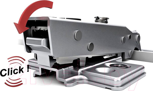 Изображение товара Петля мебельная Samet Master / 10100412 (накладная со встроенным доводчиком)