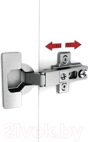 Изображение товара Петля мебельная Samet Star 165° / 101947 (полунакладная без доводчика)