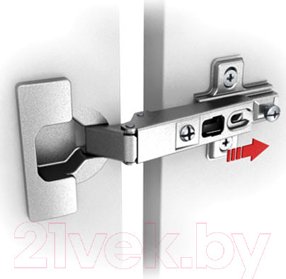 Изображение товара Петля мебельная Samet Star 165° / 101947 (полунакладная без доводчика)