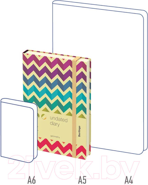 Изображение товара Ежедневник Berlingo Geometry A5 / UD0_92501 (136л)