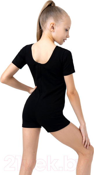 Изображение товара Комбинезон гимнастический Grace Dance 1431669 (р-р 38, черный)