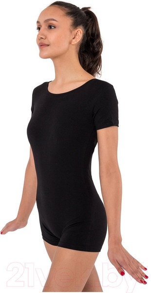 Изображение товара Комбинезон гимнастический Grace Dance 1431671 (р-р 42, черный)