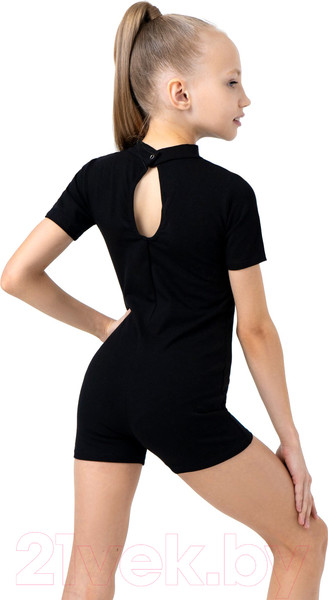 Изображение товара Комбинезон гимнастический Grace Dance 1431691 (р-р 34, черный)