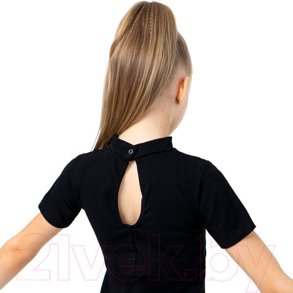 Изображение товара Комбинезон гимнастический Grace Dance 1431691 (р-р 34, черный)