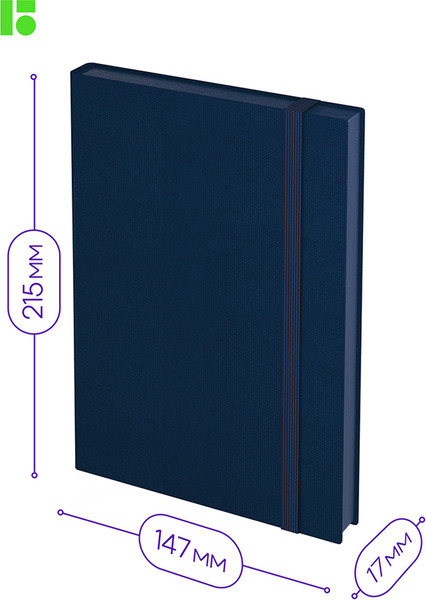 Изображение товара Ежедневник Berlingo Western A5 / UD0_85502 (136л, синий)