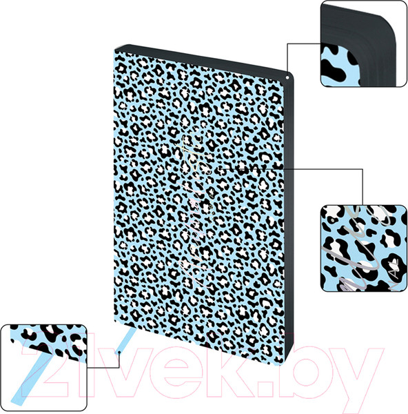 Изображение товара Ежедневник Greenwich Line Vision. Animal print. Leopard A5 / ENA5_38810 (136л)