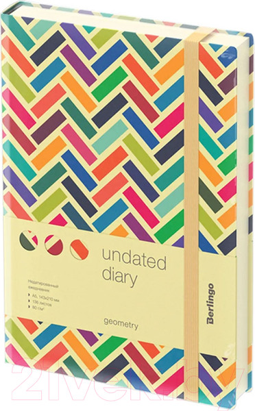 Изображение товара Ежедневник Berlingo Geometry A5 / UD0_92502 (136л)