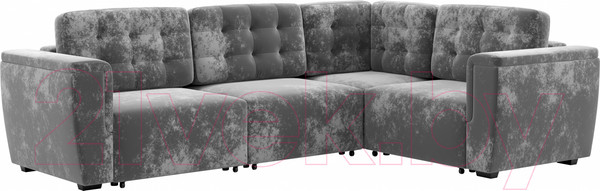 Изображение товара Диван угловой Мебельград Милан-3 Стандарт (тиффани серый)